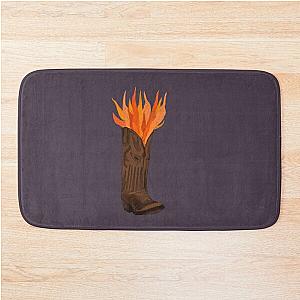 Orville Fire Boot Bath Mat