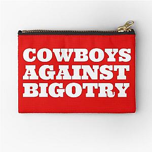 White Orville Peck Cowboys Against Bigotry Lyrics Zipper Pouch