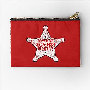 White Orville Peck Cowboys Against Bigotry Lyrics    Zipper Pouch