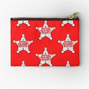 White Orville Peck Cowboys Against Bigotry Lyrics Zipper Pouch