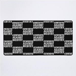 White Orville Peck Cowboys Against Bigotry Lyrics   Desk Mat