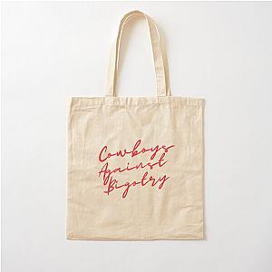 Red Orville Peck Cowboys Against Bigotry Lyrics Cotton Tote Bag