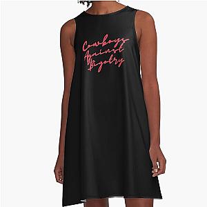 Red Orville Peck Cowboys Against Bigotry A-Line Dress