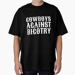 White Orville Peck Cowboy Against Bigotry Lyrics Oversized T-Shirt
