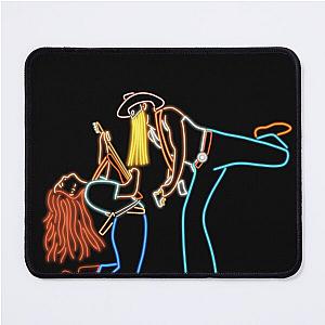 Orville Peck Bria Salmena Neon Lines Mouse Pad