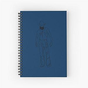 Orville Peck Line Art Spiral Notebook