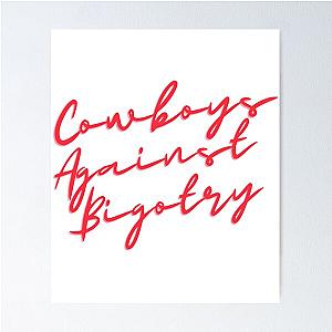 Red Orville Peck Cowboys Against Bigotry Mask Poster