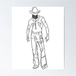 Orville Peck Line Art Poster