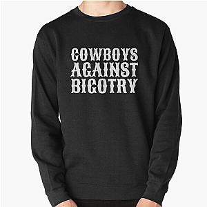 White Orville Peck Cowboys Against Bigotry Lyrics Mask  Pullover Sweatshirt