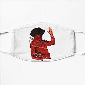 orville peck fanart red ver Flat Mask