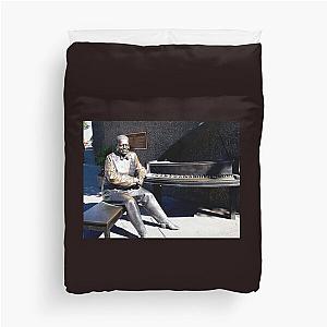 Statue of Oscar Peterson Ottawa Duvet Cover