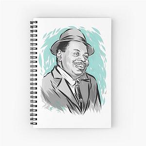 Oscar Peterson - An illustration by Paul Cemmick Spiral Notebook