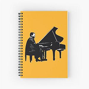 Oscar Peterson on the keys Spiral Notebook