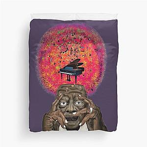 Oscar Peterson ~ Telepathy (Mixed Media) Duvet Cover