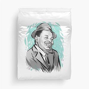 Oscar Peterson - An illustration by Paul Cemmick Duvet Cover