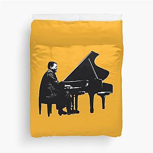 Oscar Peterson on the keys Duvet Cover