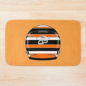 Oscar Piastri Monaco GP helmet Mclaren Formula 1 racing sticker for fans Bath Mat