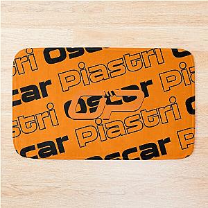 Oscar Piastri OP81 black inspired pattern Bath Mat