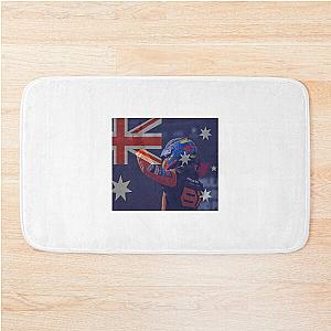 Oscar Piastri Wins Australia Flag Bath Mat