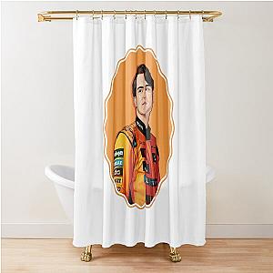 Oscar Piastri Shower Curtain
