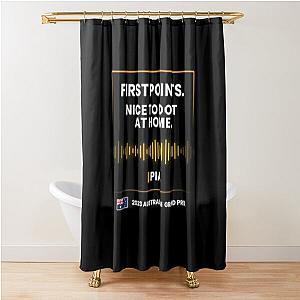 Oscar Piastri F1 radio message Australian GP Shower Curtain