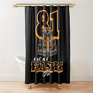 Oscar Piastri Sport Shower Curtain
