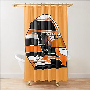 Oscar Piastri Monaco GP McLaren Formula 1 racing 2025 sticker for F1 fans Shower Curtain