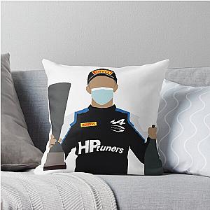 Oscar Piastri Throw Pillow