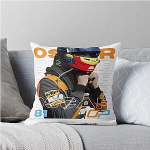 Oscar Piastri Throw Pillow