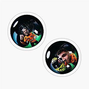 Lando Norris & Oscar Piastri McLaren Fisheye Sticker