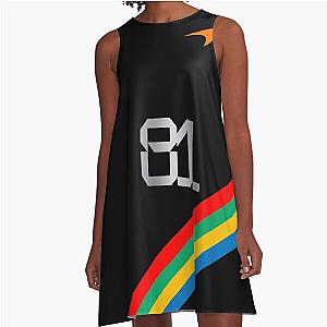 Oscar Piastri British GP Silverstone 2025 A-Line Dress