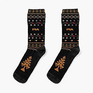 Oscar Piastri Christmas socks