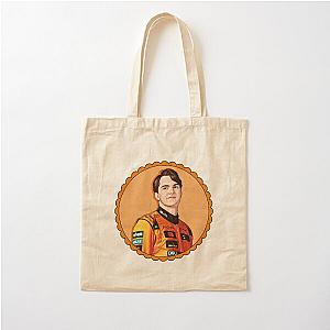 Oscar Piastri Cartoon Cotton Tote Bag