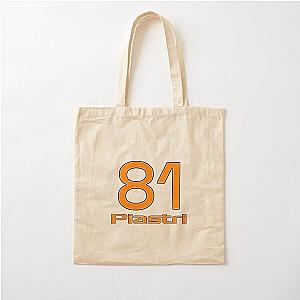 Oscar Piastri Number 1 Cotton Tote Bag