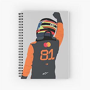 Oscar Piastri Victory China 2025 Spiral Notebook