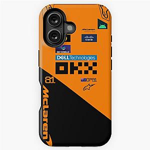 Oscar Piastri McLaren Formula 1 2025 Race Suit Inspired iPhone case and Samsung Mobile cover for F1 fans Tough Case