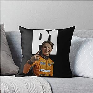 Oscar Piastri wins P1 throw pillow