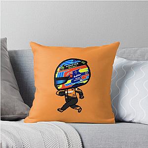 Oscar Piastri 81 Throw Pillow