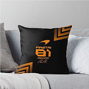 Oscar Piastri Motorsports Driver Throw Pillow