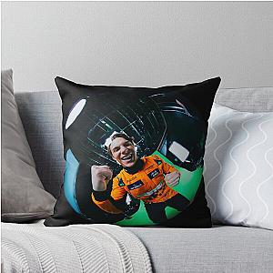 Oscar Piastri Throw Pillow