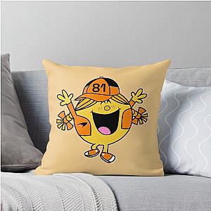 Little Miss Oscar Piastri Throw Pillow
