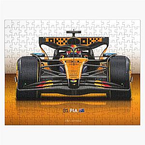 Oscar Piastri 2025 Formula One McLaren Racing Car Jigsaw Puzzle