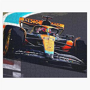 Oscar Piastri racing 2023 Jigsaw Puzzle