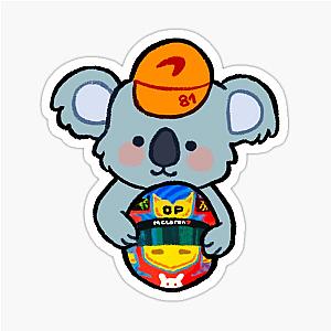 Oscar Piastri Koala Helmet Sticker