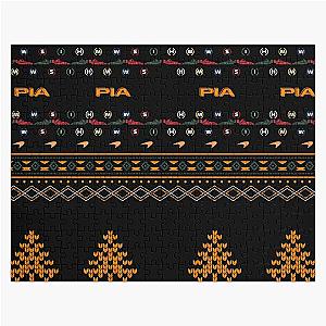 Oscar Piastri Christmas Socks Jigsaw Puzzle