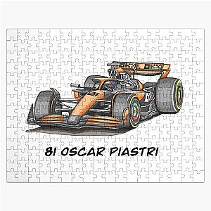 Sketching F1 Car and driver Oscar Piastri Puzzle