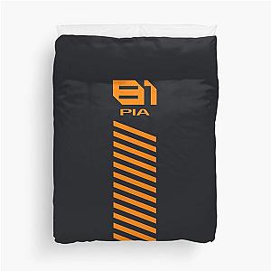 Oscar Piastri Formula one OP81 Duvet Cover