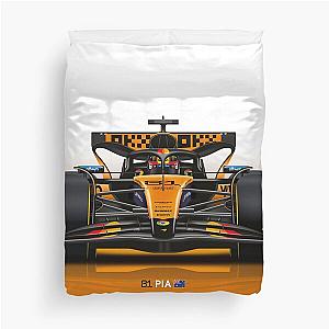 Oscar Piastri 2025 Formula 1 McLaren Racing Duvet Cover