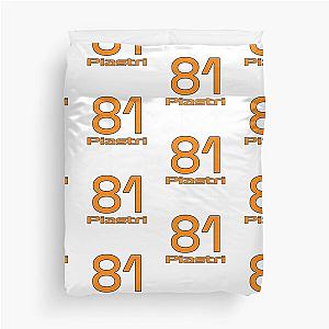 Oscar Piastri Number 1 Duvet Cover