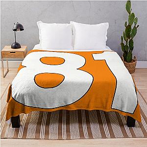 Oscar Piastri 81 Singapore GP 2024 Livery Throw Blanket